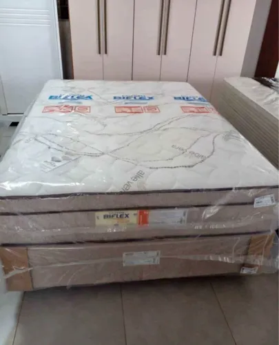 CAMA BOX QUEEM 158x198 SUPER CONFORTÁVEL A PRONTA ENTREGA