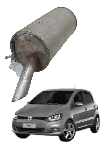 Escapamento Silencioso Volkswagen Fox 1.0 2011 2012 2013 14