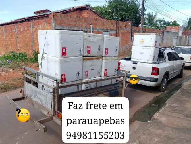 frete e transporte rápido em toda Parauapebas e região 