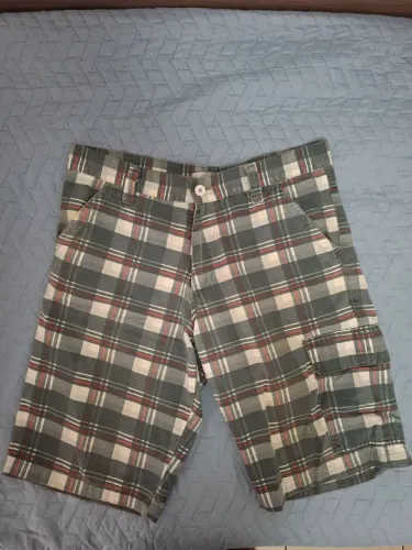 Bermuda xadrez masculino