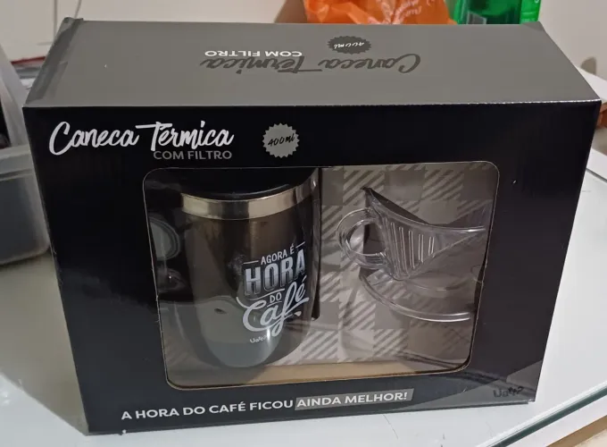 Caneca Térmica com Filtro 400ml