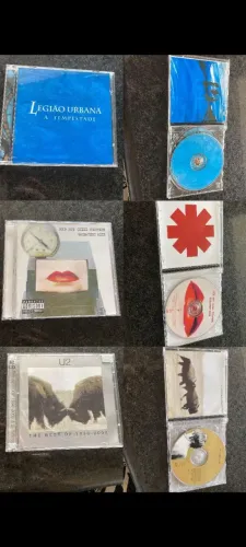 3 CDs originais Rock raridade