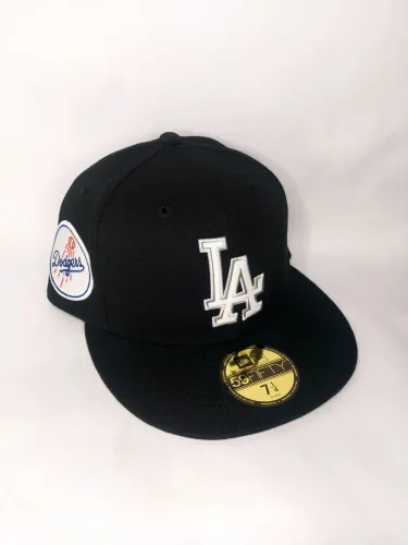 Boné Los Angeles Dodgers preto - New era - 59fifty - Baseball - Mlb - LA - 7 1/4