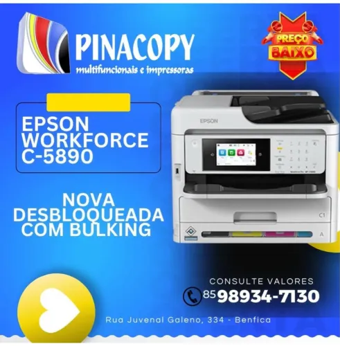 Epson WFC desbloqueada com garantia