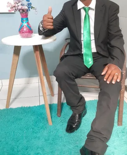 Terno Masculino Preto (Aluguel)