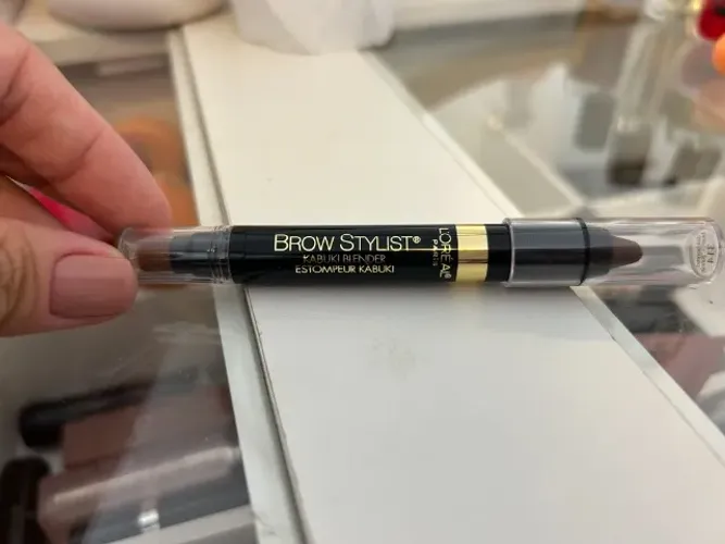 l'oreal loreal paris brow stylist kabuki blender brow crayon 313 brunette