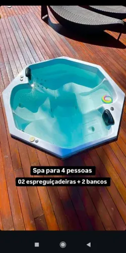 Ana:Spa de 4 lugares 1,82 x 1,80 