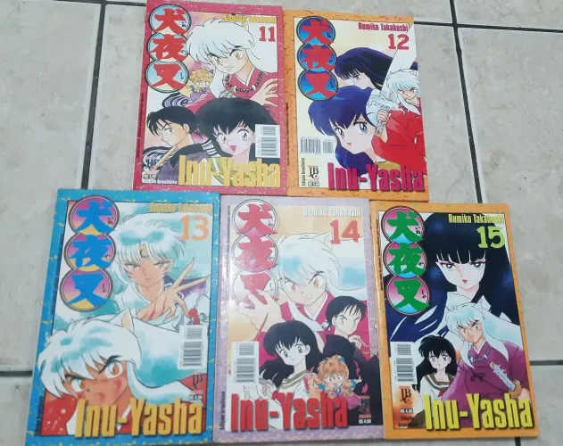 Inu Yasha Mangá - Volumes 11, 12, 13, 14 e 15