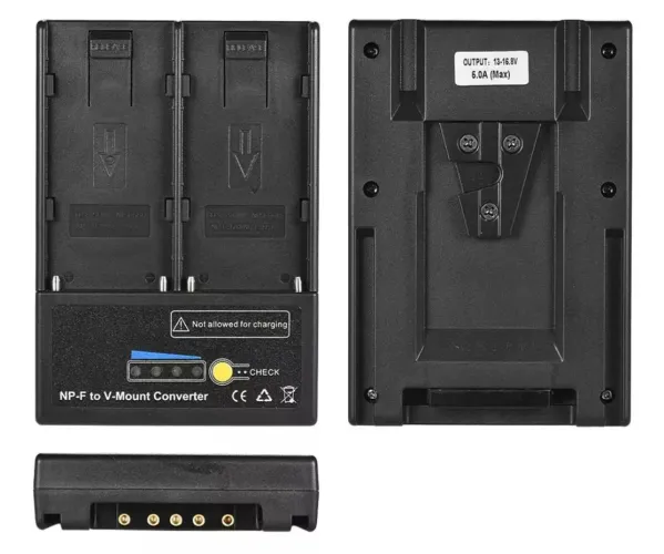 Conversor NP-F para V-Mount para Câmera NP980