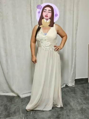 Vestido Longo de renda - Novo