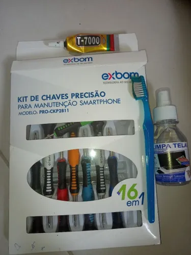 Kit de Chaves de Precisão para Smartphone + Limpador de Tela