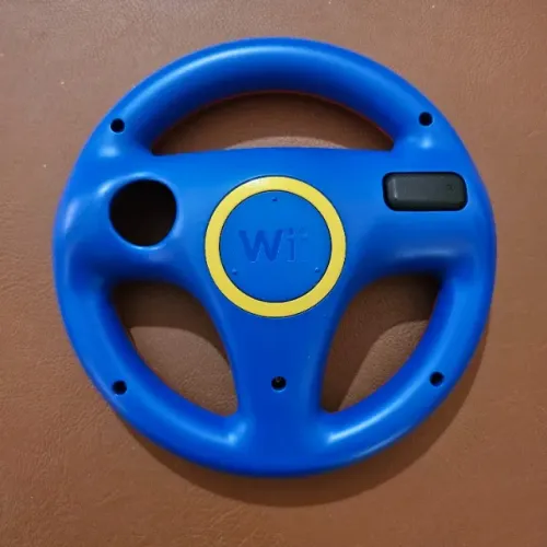 Controle Volante Wii Wheel Nintendo Wii Original Mario Vermelho/azu