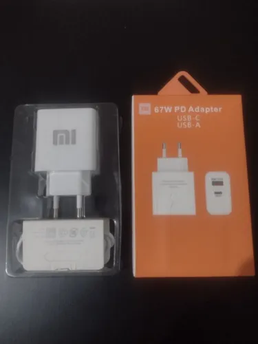 Carregador Xiaomi 67w Turbo Power Duo Duas Saídas USB-C e USB Normal 