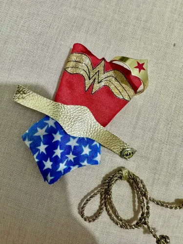 Roupa Barbie mulher maravilha 