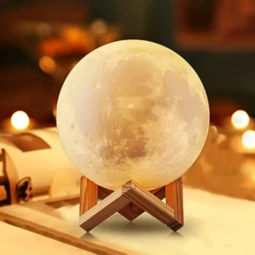 Luminária Lua 3D - Decoração e Iluminação