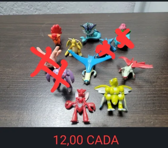 Coleção de Miniaturas Pokémon - Diversos Personagens