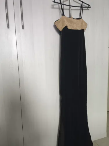 Vestido Veludo marrom