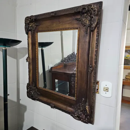 Decoração, espelho resinado estilo clássico