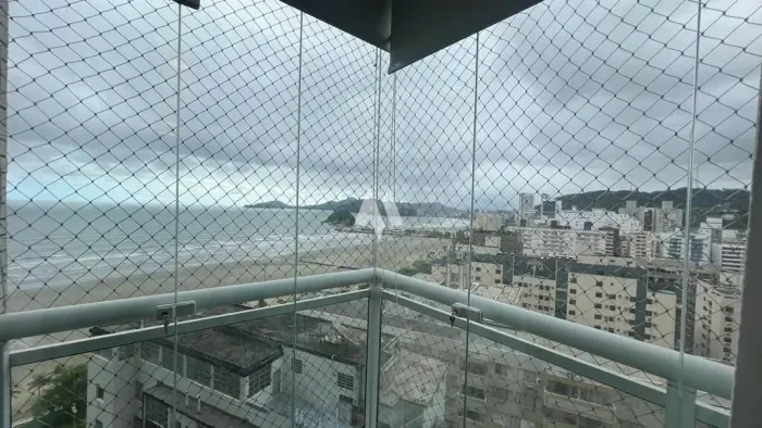 Apartamento 2 dormitórios a venda mobiliado com vista para o mar na Pompéia  Santos/SP