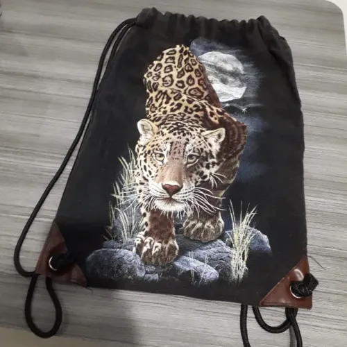 Bolsa Preta Onça 35cmx49cm