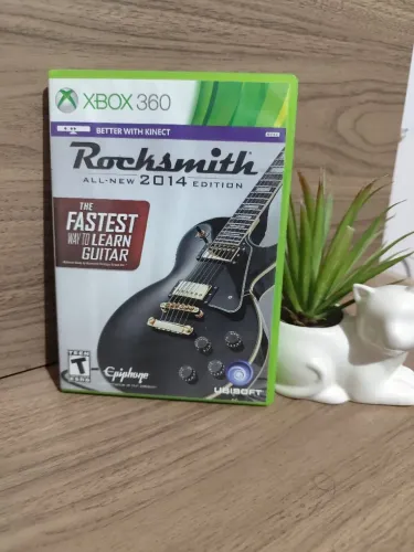 Jogo XBOX 360 Original RockSmith 2014 Kinect Semi Novo