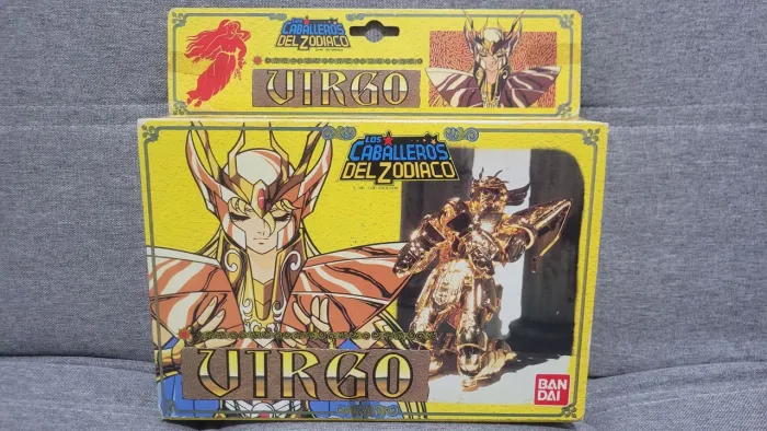Boneco Shaka de Virgem Bandai vintage diecast cavaleiros do zodíaco