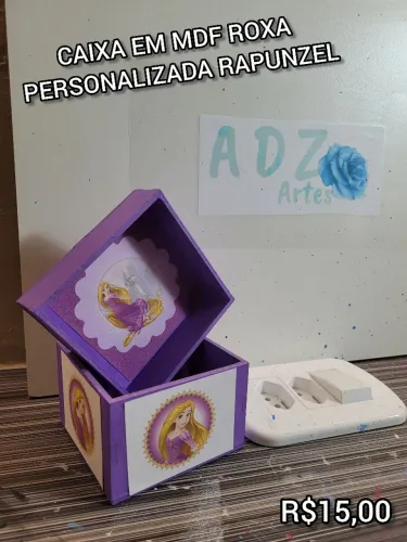 KIT CAIXAS EM MDF PERSONALIZADAS COM PERSONAGENS