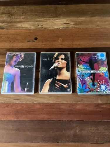 Maria Rita - Lote c/ 3 DVDS