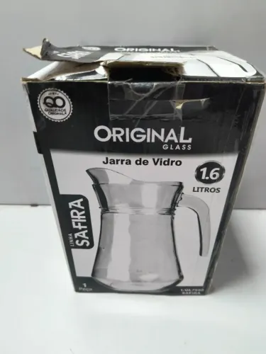 Jarra de Vidro Linha Safira 1.6 Litro Original Glass