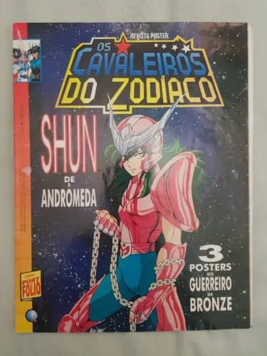 Revista Pôster Os Cavaleiros Do Zodíaco Shun nº 4