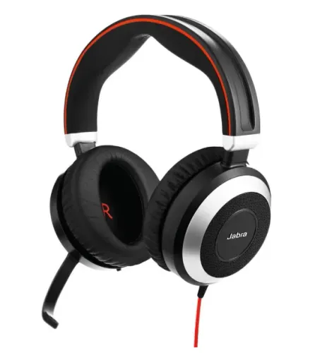 Fone De Ouvido Jabra Evolve 80 Ms Usb 3,5mm Excelente Stereo Preto