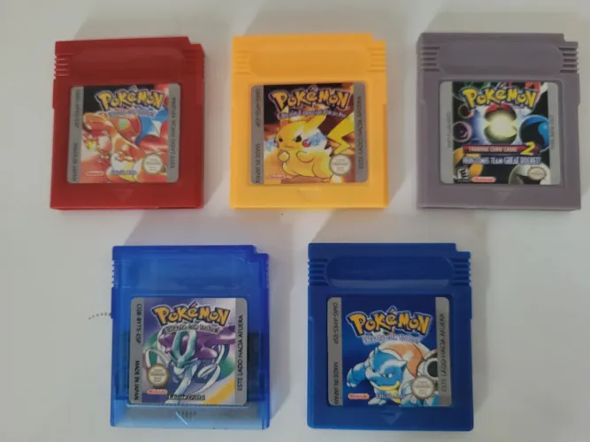 Lote 7 jogos gameboy color( ver fotos).