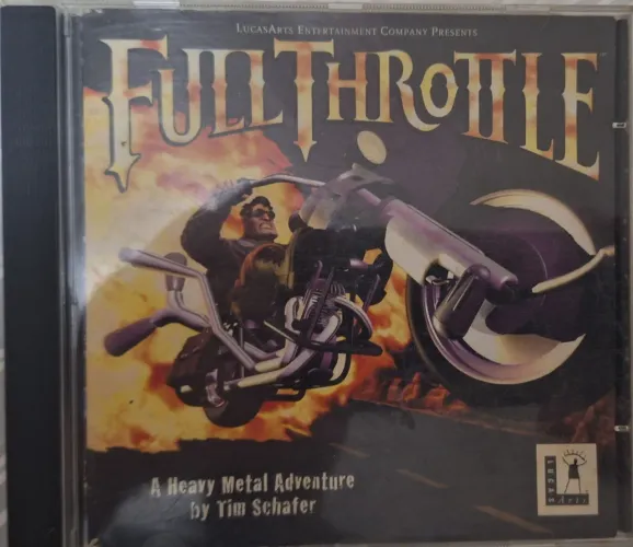 Jogo Full Throttle Pc Heavy Metal Original Lucas Arts