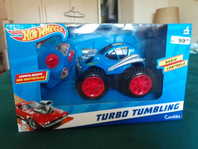 Hot Wheels Turbo Tumbling - Carrinho de Rádio Controle