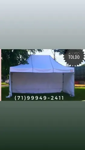 ALUGUEL TOLDO ENTREGA IMEDIATA SALVADOR E REGIÃO