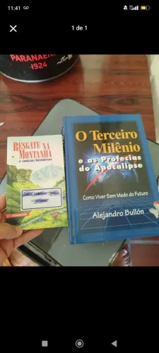 Livros: resgate na montanha e Terceiro Milenio