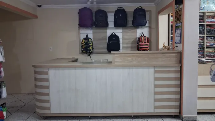 Balcão caixa completo