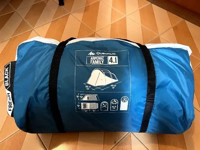 Barraca de Camping Arpenaz 4.1 Fresh & Black Quechua