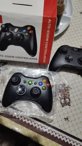 2 Controle de vídeo game joystick compatível com  Xbox 360