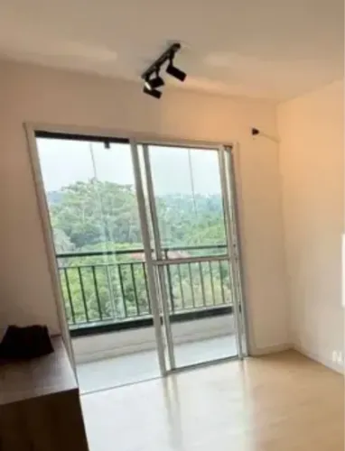 Porta balcão de alumínio branco com vidro