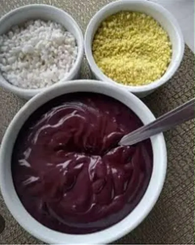 Açaí com camarão
