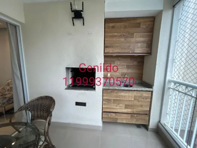 Apartamento com 3 quartos sendo 2 suites, 4 banheiros, varanda gurmet com churrasqueira FL