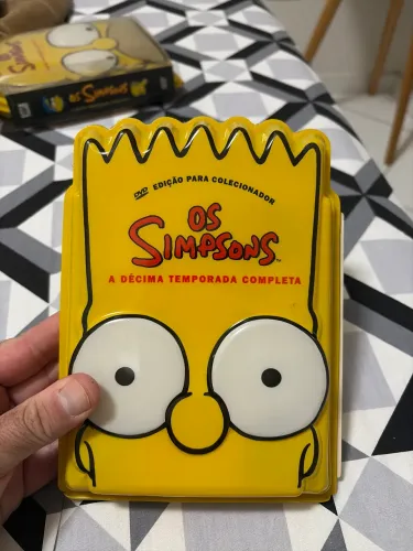 Box DVD edição de colecionador The Simpsons 10° temporada, completa e em ótimo estado 