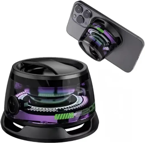 Mini Caixa de Som Portátil G200 IPX6 Magnética Bluetooth 5.4
