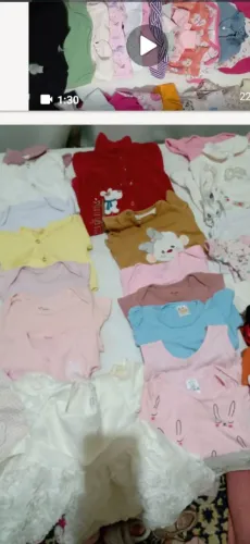 Lote para bebê feminino 