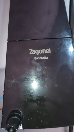 chuveiro Zagonel Quadrata preto semi novo