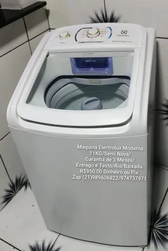 Máquina Electrolux Moderna 11KG/Semi Nova/Com Garantia/Entrego