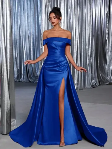Vestido Longo Sereia Ombro a Ombro