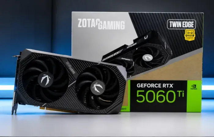 Placa de Vídeo Zotac GeForce RTX5060TI Twin Edge OC 16GB GDDR7 PCI-Express