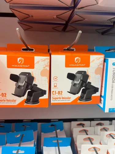 Suporte Veicular Para Celular 360° Giratório | Ventosa Com Trava